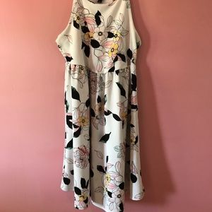Torrid Spring Floral Dress White